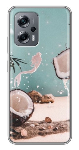 Чехол с печатью "Половинки кокоса" для Xiaomi POCO X4 GT