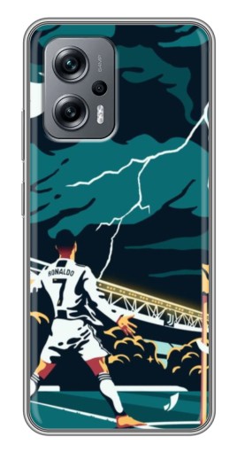 Чехол с принтом "Ronaldo празднование" для Xiaomi POCO X4 GT