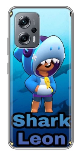 Чехол с печатью "Shark Leon" для Xiaomi POCO X4 GT
