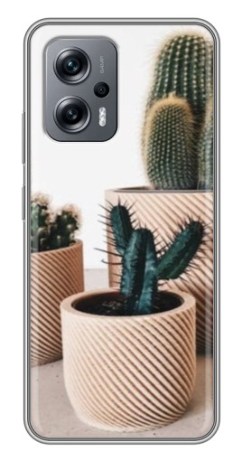Чехол с печатью "стильные кактусы" для Xiaomi POCO X4 GT