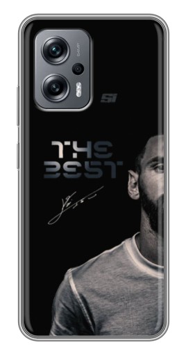 Чехол с картинкой "The Best Messi" для Xiaomi POCO X4 GT