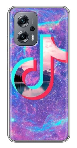 Чехол с принтом "ТикТок мраморный" для Xiaomi POCO X4 GT