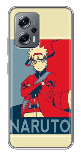 Силиконовый чехол с изображением "Удзумаки Naruto" для Xiaomi POCO X4 GT