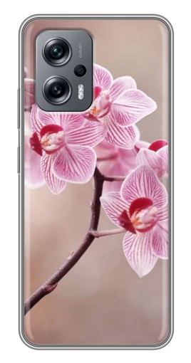 Силиконовый чехол с изображением "Веточка орхидеи" для Xiaomi POCO X4 GT