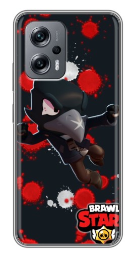 Чехол с картинкой "Ворон Бравл Старс" для Xiaomi POCO X4 GT