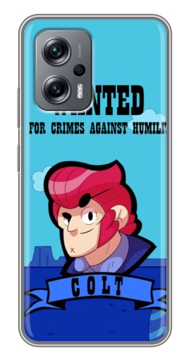 Чехол с принтом "WANTED COLT" для Xiaomi POCO X4 GT