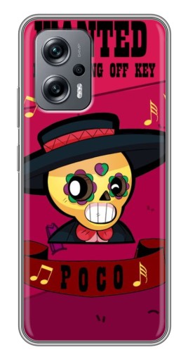 Чехол с принтом "WANTED POCO" для Xiaomi POCO X4 GT