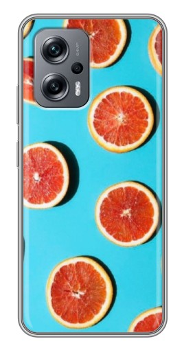 Силиконовый чехол с изображением "Яркие грейпфруты" для Xiaomi POCO X4 GT