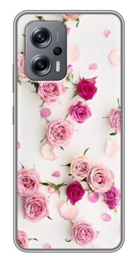 Чехол с принтом "Яркие розы" для Xiaomi POCO X4 GT