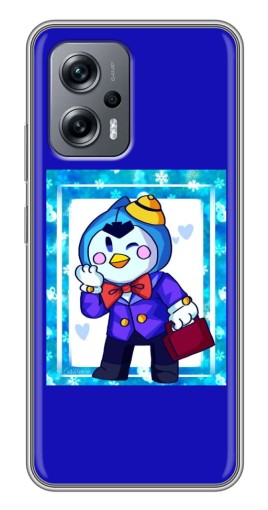 Чехол с принтом "Зимний Мистер Пи" для Xiaomi POCO X4 GT