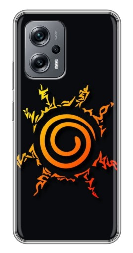 Силиконовый чехол с изображением "Знак Наруто" для Xiaomi POCO X4 GT