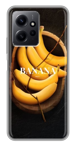 Силиконовый чехол с изображением "Banana" для Xiaomi Redmi Note 12