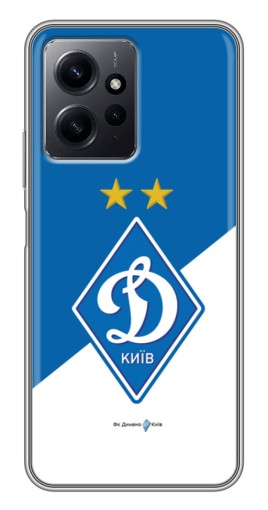 Чехол с принтом "Бело-синий Динамо" для Xiaomi Redmi Note 12