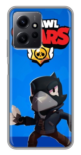 Чехол с картинкой "Боевой Crow" для Xiaomi Redmi Note 12