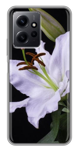 Чехол с картинкой "Большая лилия" для Xiaomi Redmi Note 12