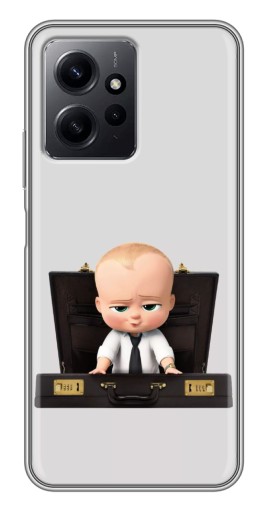Чехол с картинкой "Босс с чемоданом" для Xiaomi Redmi Note 12