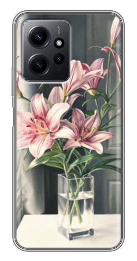 Чехол с принтом "Букет лилии" для Xiaomi Redmi Note 12