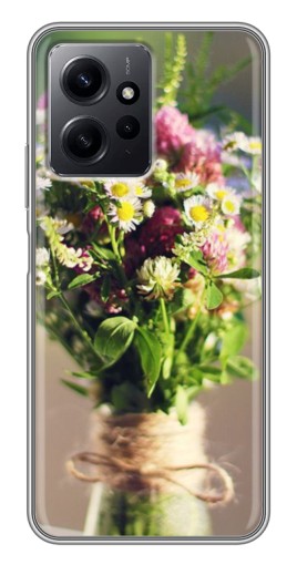 Чехол с печатью "Букет полевых цветов" для Xiaomi Redmi Note 12