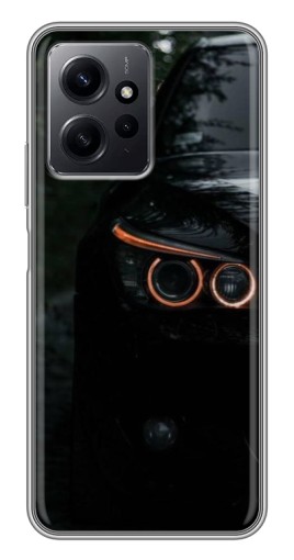 Чехол с печатью "Черный БМВ" для Xiaomi Redmi Note 12