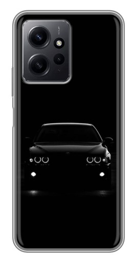 Чехол с картинкой "Черный бумер" для Xiaomi Redmi Note 12