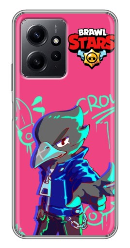 Силиконовый чехол с изображением "Crow Asassin" для Xiaomi Redmi Note 12