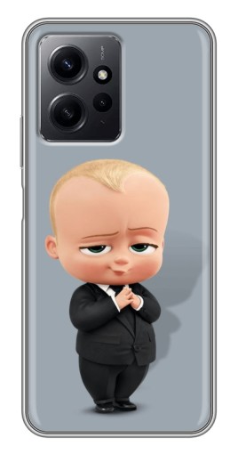 Чехол с картинкой "Деловой ребенок" для Xiaomi Redmi Note 12