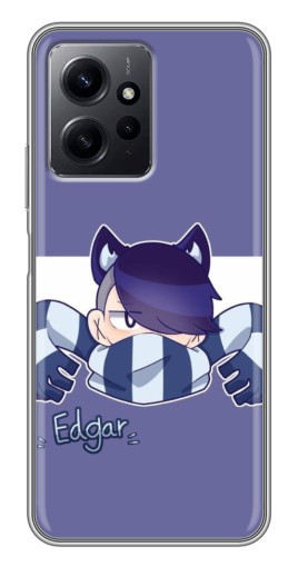 Силиконовый чехол с изображением "Edgar Brawl Stars" для Xiaomi Redmi Note 12