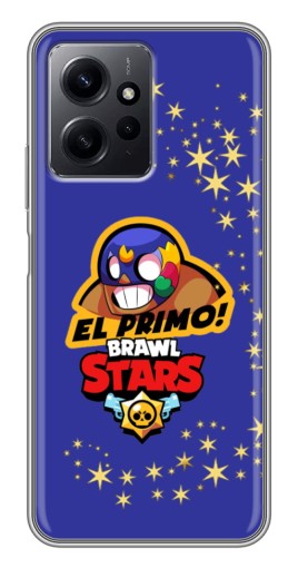 Чехол с картинкой "El Primo в маске" для Xiaomi Redmi Note 12