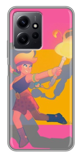 Чехол с печатью "Эмбер бравл старс" для Xiaomi Redmi Note 12