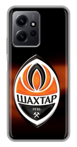 Чехол с картинкой "Эмблема Шахтера" для Xiaomi Redmi Note 12
