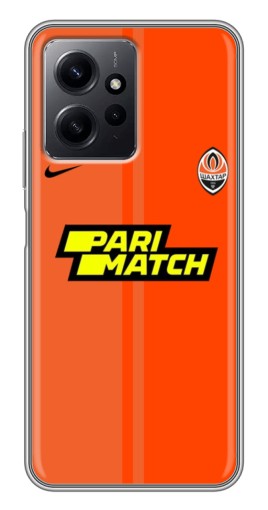Силиконовый чехол с изображением "Форма ФК Шахтер" для Xiaomi Redmi Note 12