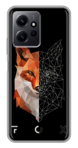 Чехол с принтом "Fox" для Xiaomi Redmi Note 12