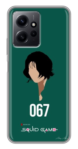 Чехол с картинкой "Игрок 067" для Xiaomi Redmi Note 12