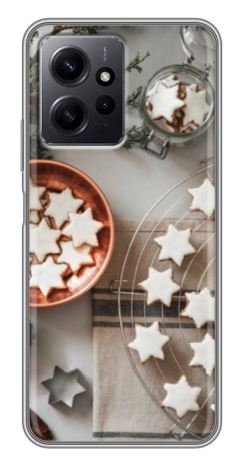 Чехол с картинкой "Имбирные звездочки" для Xiaomi Redmi Note 12