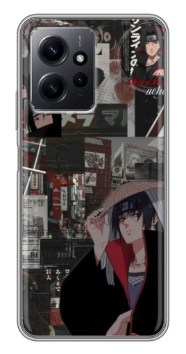 Силиконовый чехол с изображением "Итачи комиксы" для Xiaomi Redmi Note 12