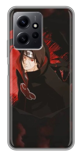 Силиконовый чехол с изображением "Итачи в плаще" для Xiaomi Redmi Note 12