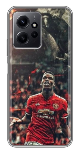 Чехол с картинкой "Хищник Погба" для Xiaomi Redmi Note 12