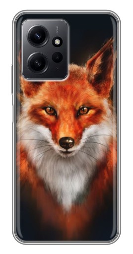 Чехол с печатью "Красивая лиса" для Xiaomi Redmi Note 12