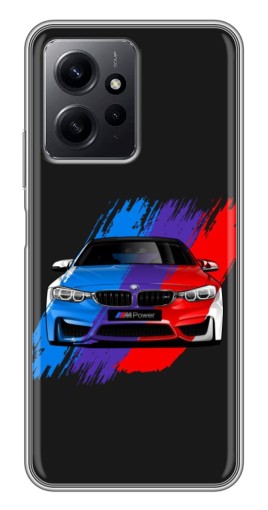 Силиконовый чехол с изображением "Красочный BMW" для Xiaomi Redmi Note 12