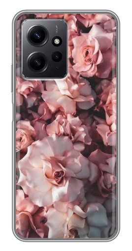 Силиконовый чехол с изображением "Куст роз" для Xiaomi Redmi Note 12