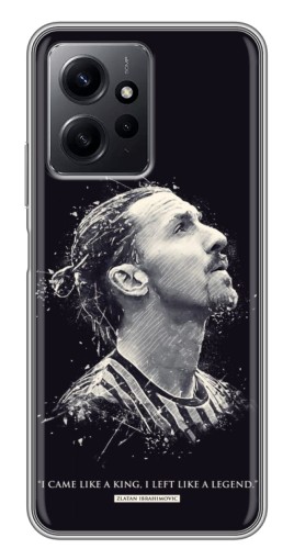 Чехол с картинкой "Легенда Ибрагимович" для Xiaomi Redmi Note 12