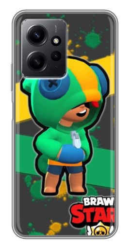 Чехол с картинкой "Leon Brawl Stars" для Xiaomi Redmi Note 12