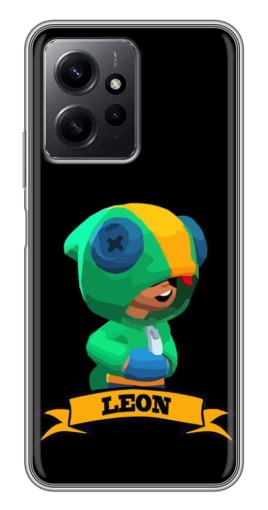 Силиконовый чехол с изображением "LEON" для Xiaomi Redmi Note 12