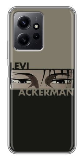 Чехол с принтом "Levi Anime" для Xiaomi Redmi Note 12