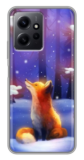 Чехол с принтом "Лисичка в лесу" для Xiaomi Redmi Note 12