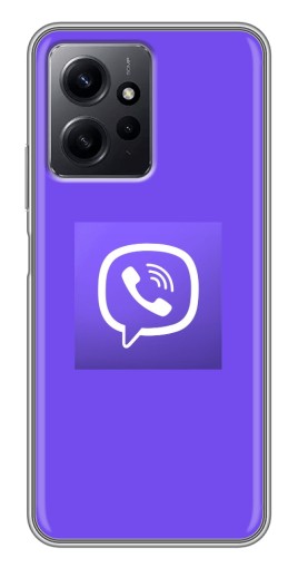 Чехол с картинкой "Лого Viber" для Xiaomi Redmi Note 12