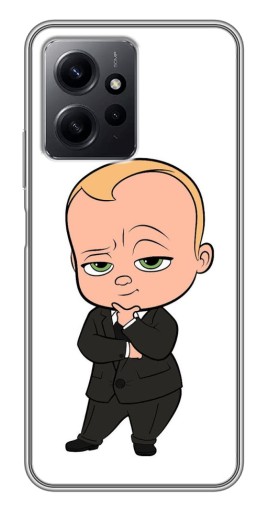 Силиконовый чехол с изображением "Маленький Босс" для Xiaomi Redmi Note 12