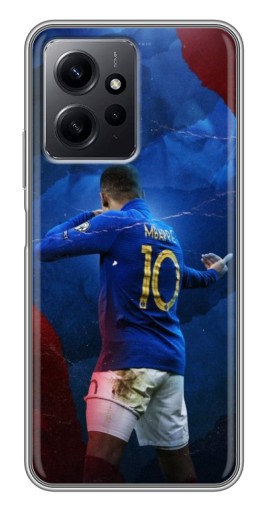 Чехол с печатью "Мбаппе в Франции" для Xiaomi Redmi Note 12
