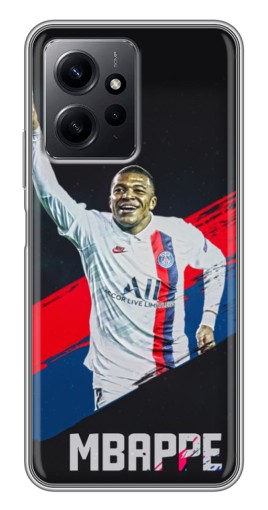 Чехол с принтом "Mbappe в ПСЖ" для Xiaomi Redmi Note 12