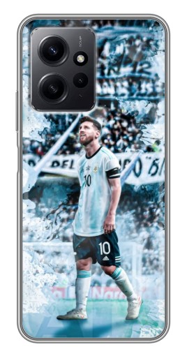 Силиконовый чехол с изображением "Месси в Аргентине" для Xiaomi Redmi Note 12